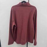 Unbranded Men's Size L Maroon Heathered Long Sleeve Shirt