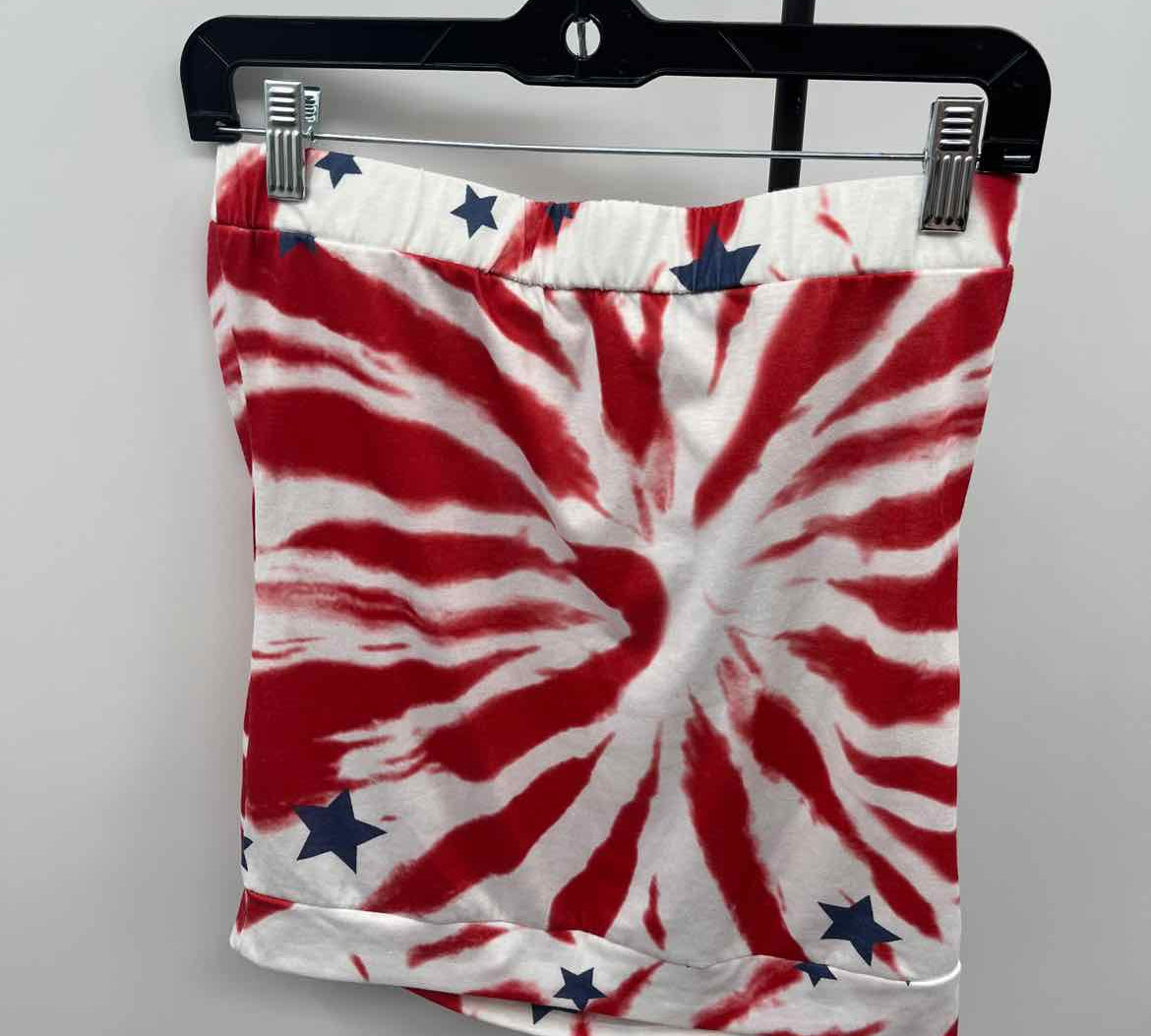 Unbranded Women's Size S White Patriotic Sleeveless Shirt