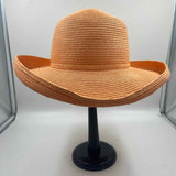 Sun N Sand Women's Orange Solid Sun Hat