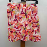 Chico's Women's Size 10 Peach Floral Skirt