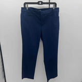 Chaps Women's Size 12P Navy Solid Pants