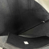 VINCE CAMUTO Black Pebbled Leather Double-Handled Tote Bag Purse