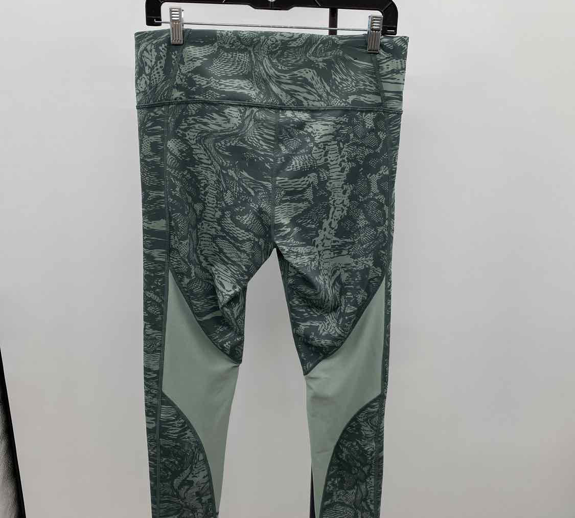 Under Armour Junior's Size 14 Green Abstract Leggings