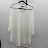 Jordan Taylor Women's Size XL White mesh Coverup
