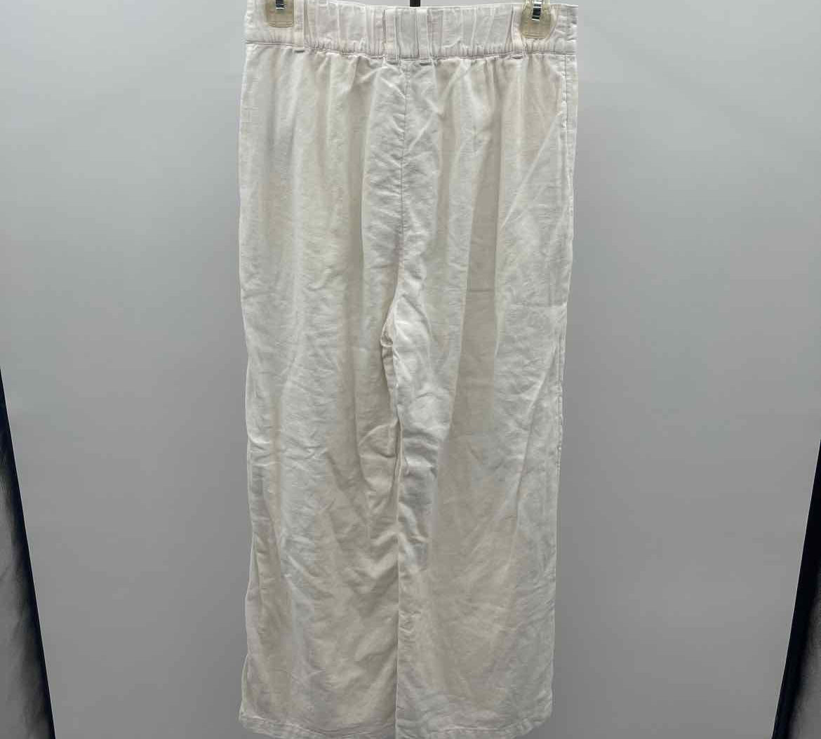 Abercrombie & Fitch Junior's Size 6 White Solid Pants