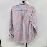 Vineyard Vines Men's Size M Red Cotton Checkered Long Sleeve Shirt