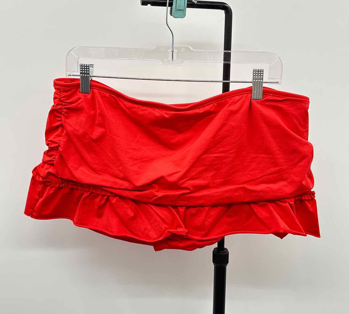Kenneth Cole Women's Size 16 Orange Solid Swimsuit - Separate