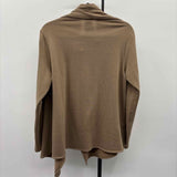 Bobeau Women's Size MP Brown Solid Cardigan
