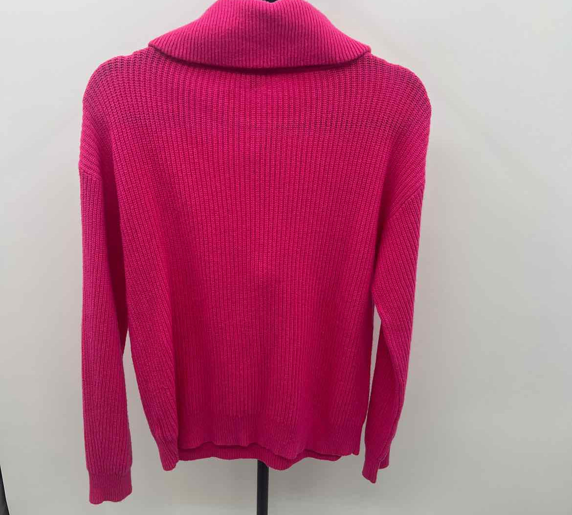 Talbots Women's Size L Pink Textured Sweater