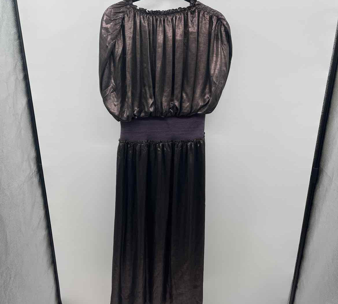 Current Air Women's Size 14 Purple Metallic Dress