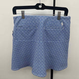 Ralph Lauren Women's Size 6 Blue Geometric Skirt