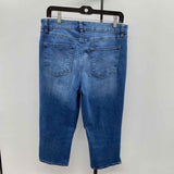 D Jeans Women's Size 10 Blue Solid Capris
