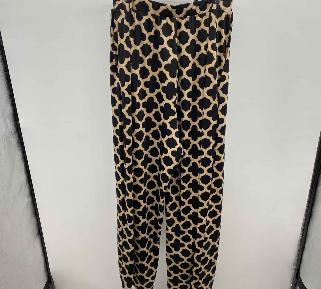 piphany Women's Size 20 Black Geometric Pants