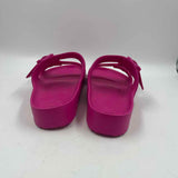Shade & Shore Women's Shoe Size 10 Pink Solid Sandals