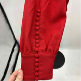 Chelsea 28 Women's Size 4 Red Solid Dress