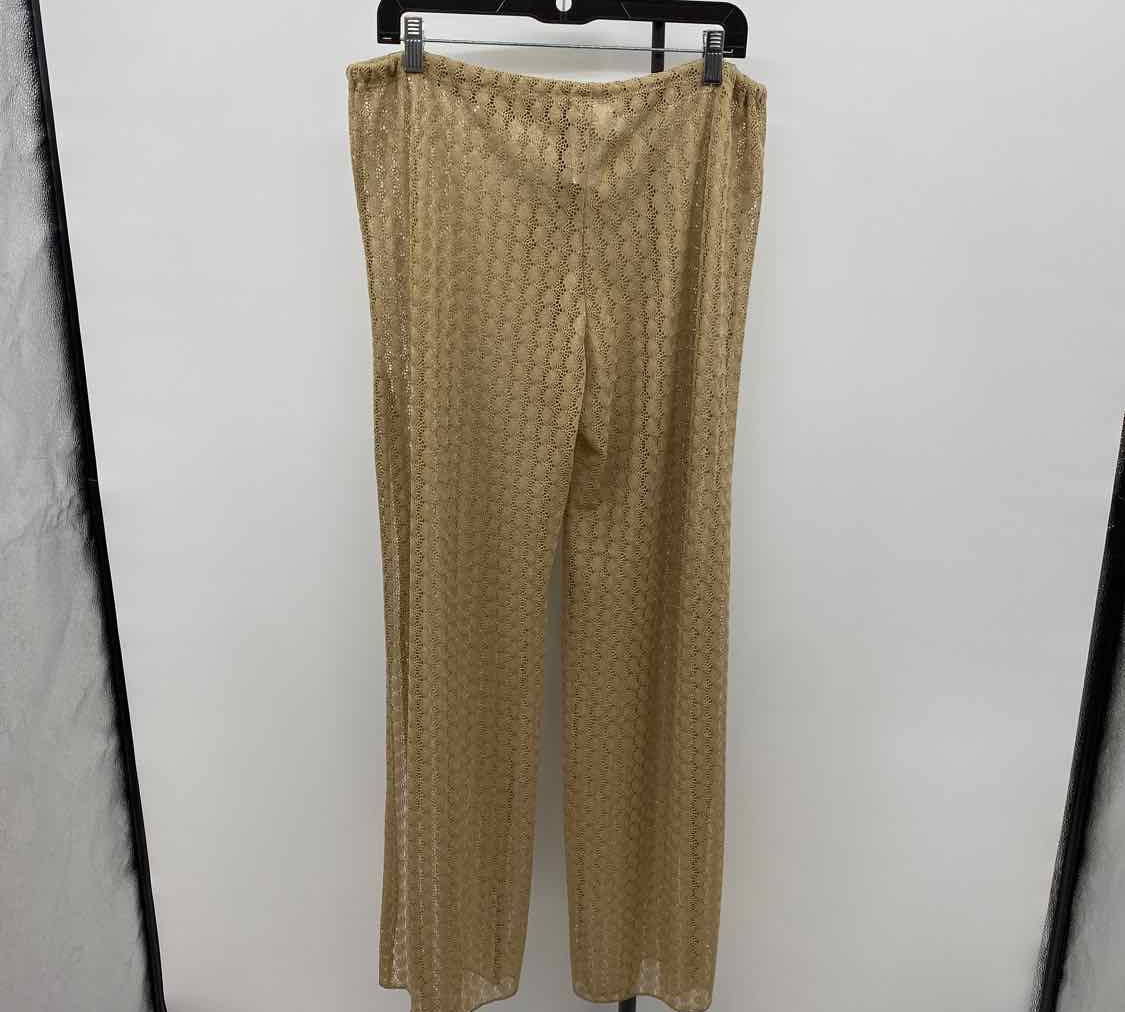 Becca Women's Size 10 Tan Open Weave Coverup
