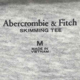 Abercrombie & Fitch Junior's Size M Gray Heathered T-Shirt