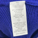 Cyrus Women's Size L indigo Textured Sweater