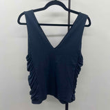 Nation Women's Size L Navy Solid Tank
