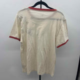 J Crew Women's Size XL Ivory Words T-Shirt