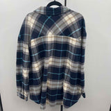 Lane Bryant Women's Size 4X Navy Plaid Jacket