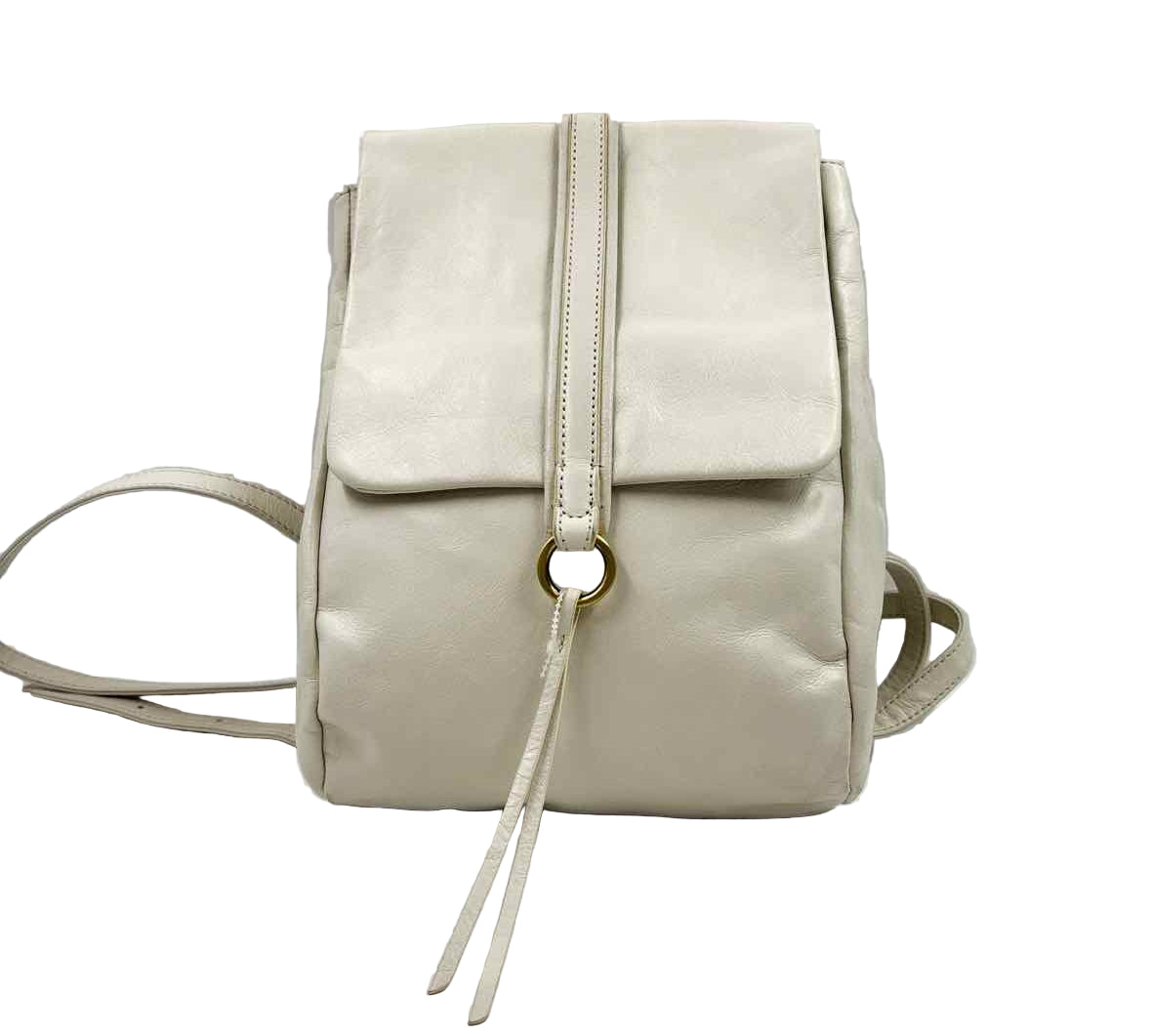HOBO Latte Cream Leather BRIDGE Convertible BackPack Crossbody Purse