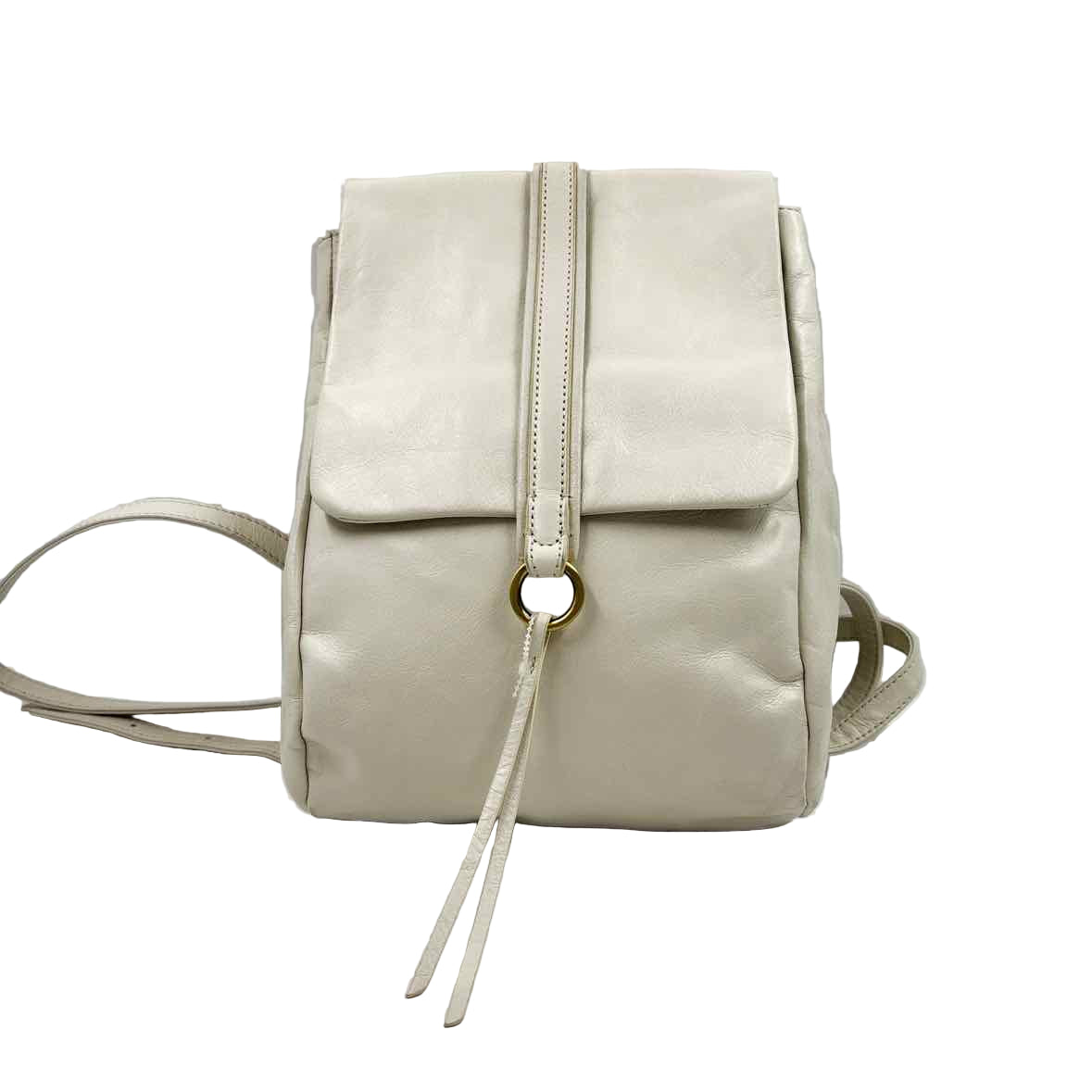 HOBO Latte Cream Leather BRIDGE Convertible BackPack Crossbody Purse
