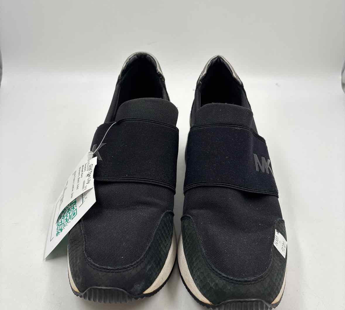 Michael Kors Women's Shoe Size 8 Black Solid Sneakers
