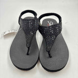 Skechers Women's Shoe Size 7 Black Beaded Sandals