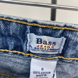 Bass Women's Size 8 Blue Solid Jeans