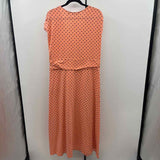 Lands End Women's Size 20W Peach dotted Dress