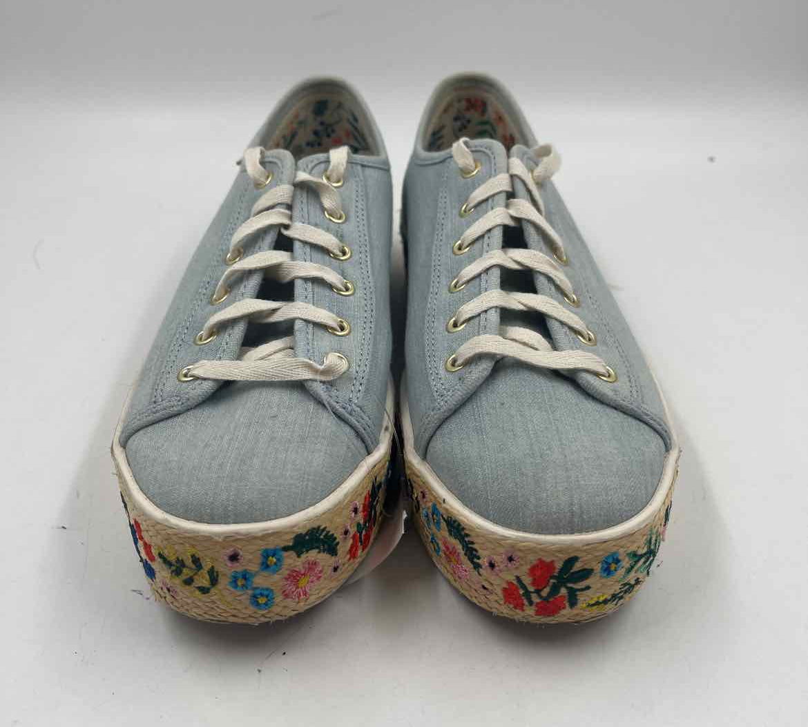 Keds Women's Shoe Size 6.5 Light Blue Floral Sneakers
