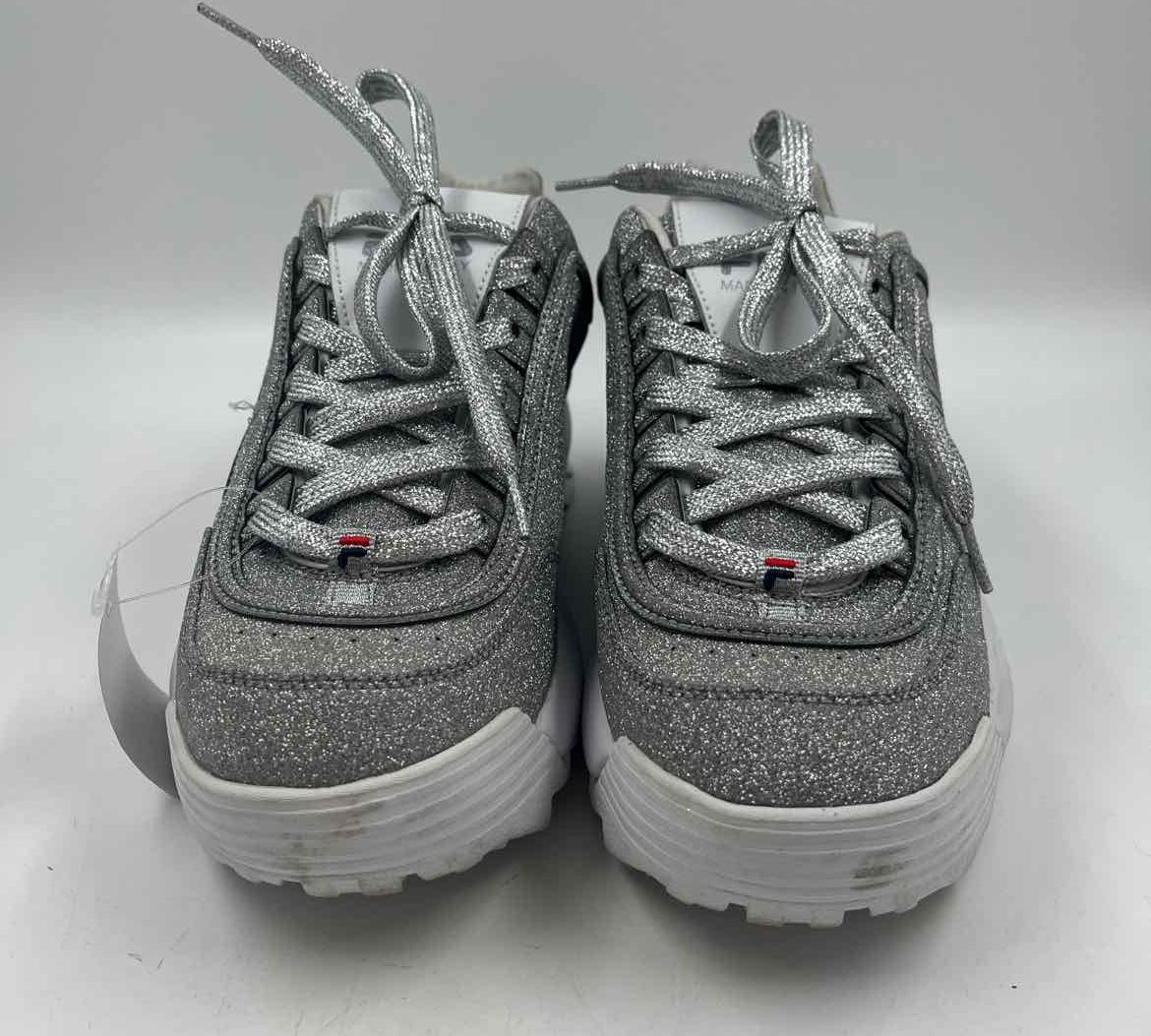 Fila Women's Shoe Size 9.5 Silver Shimmer Sneakers