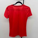 Nike Women's Size S Red Solid Short Sleeve Shirt