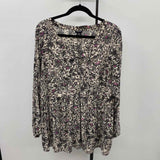 Torrid Women's Size L Black Floral Tunic