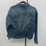 Abercrombie & Fitch Men's Blue Solid Jacket