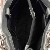 Coach Women's Silver Luxe Metallic Purse