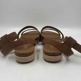 UNR8ED Women's Shoe Size 9 Caramel Solid Sandals