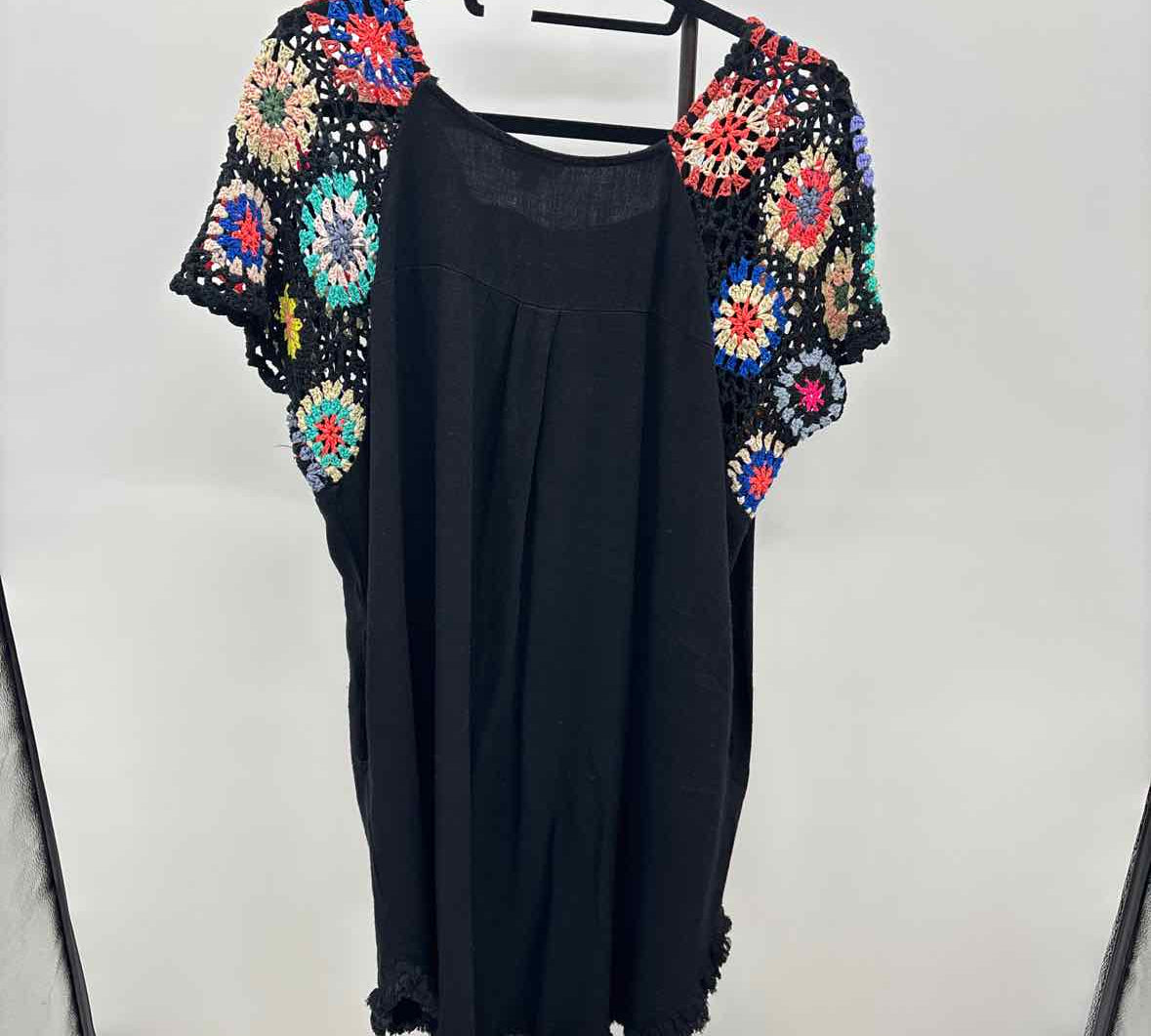 Umgee Women's Size 14 Black Crochet Dress