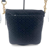 TOMMY HILFIGER Black Logo North South Crossbody Purse PFC
