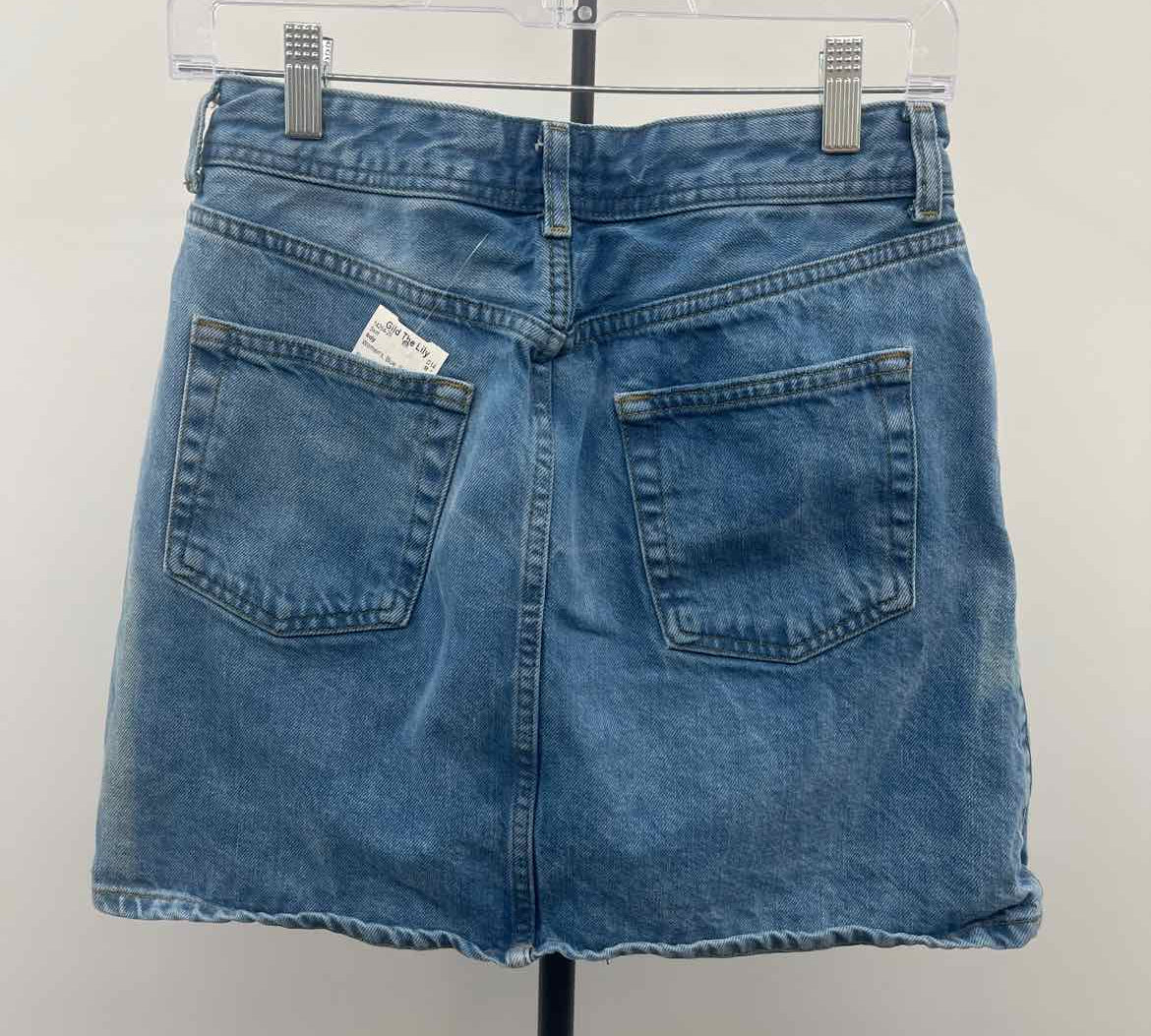 bdg Women's Size 10 Blue Solid Skirt