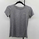 Under Armour Junior's Size XS Charcoal Heathered Short Sleeve Shirt