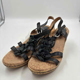 boc Women's Shoe Size 9 Black Floral Sandals