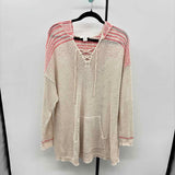 CJ Banks Women's Size 1X Ivory mesh Coverup