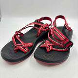 Chaco Women's Shoe Size 9 Red Textured Sandals