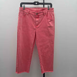 Chico's Women's Size 6 coral Solid Capris