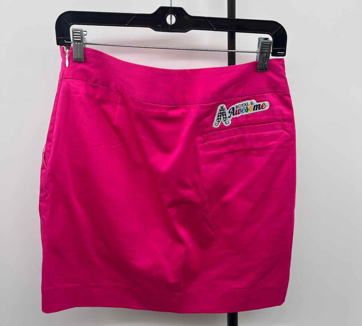 Royal & Awesome Women's Size 6 Fuschia Solid Skirt