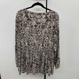 Torrid Women's Size L Black Floral Tunic