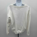 Scotch & Soda Women's Size XS White Solid Sweatshirt