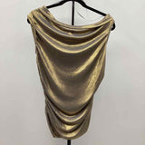 KLD Women's Size S Gray Shimmer Sleeveless Shirt